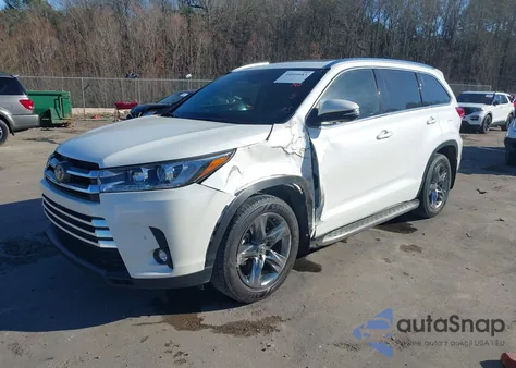 2017 Toyota Highlander Limited Platinum from USA, damaged, VIN 5TDYZRFH3HS201457